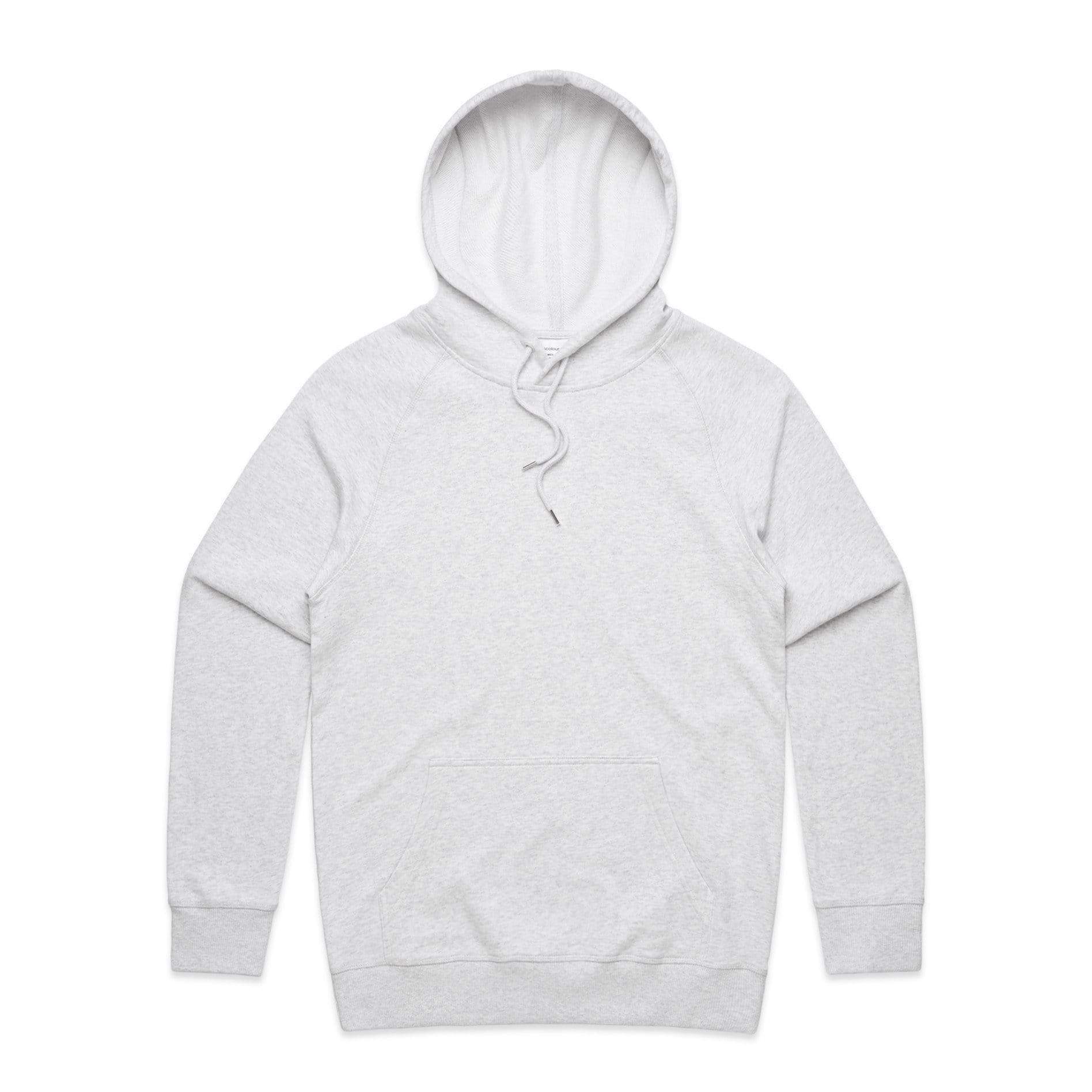 As Colour Casual Wear WHITE MARLE / XSM As Colour Men's premium hoodie 5120